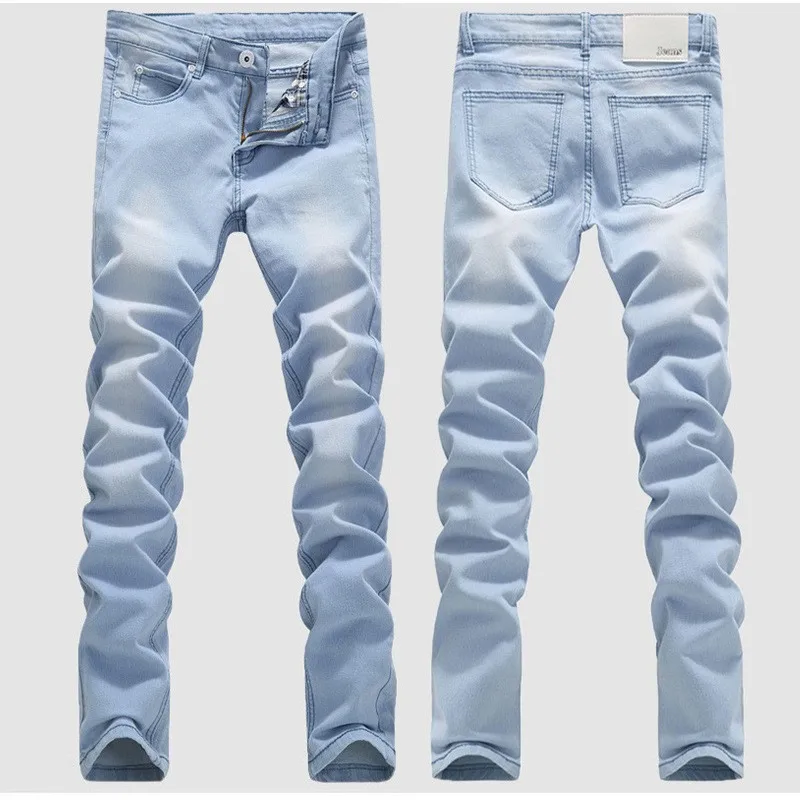light blue jeans slim fit mens