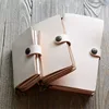 Natural color vegetable cover personal travel planner custom leather diary notebook