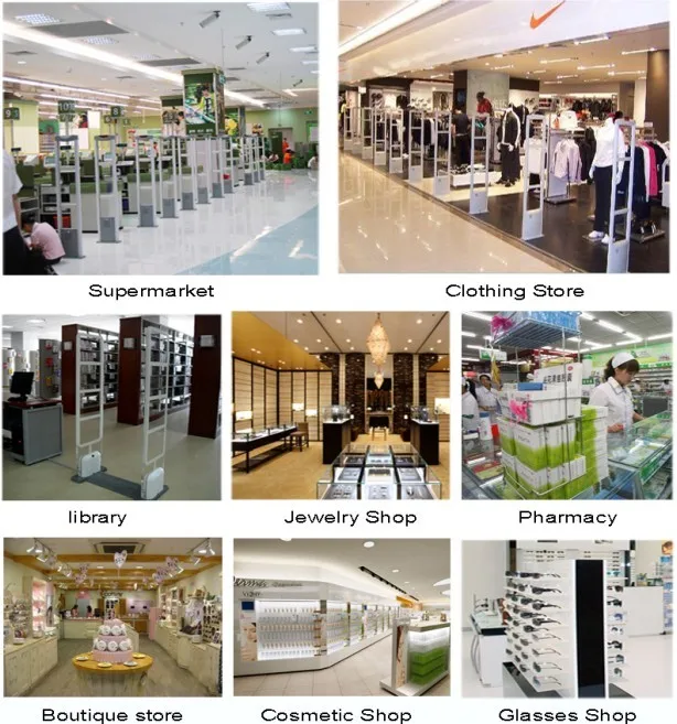 retail security anti-theft 58khz eas soft tag strips sticker am dr label