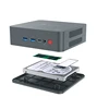 SOYEER Total Cost Beelink U55 mini pc Intel I3 5005U 8+320GB for Windows 10 SATA Type C WOL function office