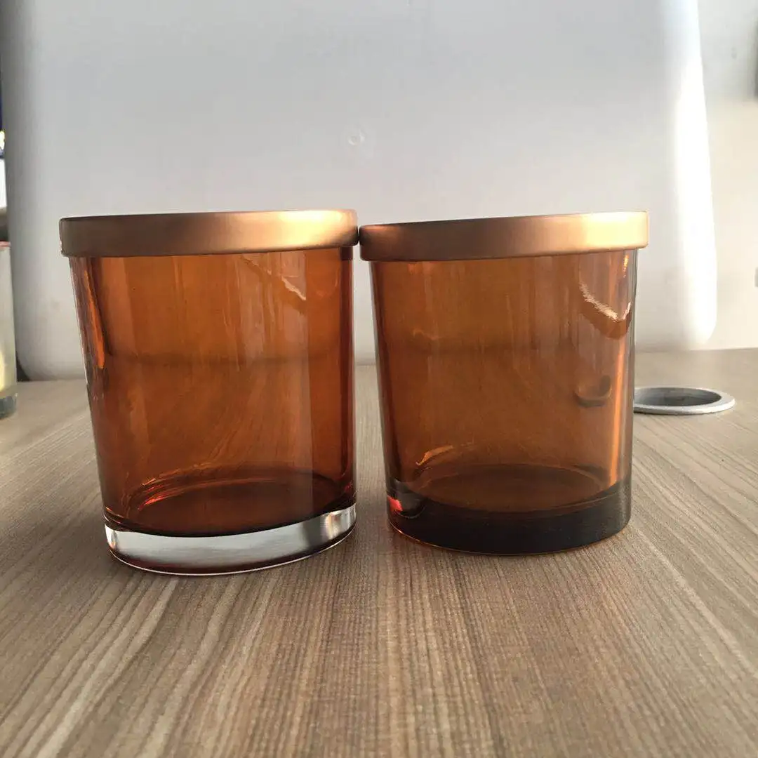 Wholesale Glass Pink Candle Jars With Lid For Candle Making Buy Pink