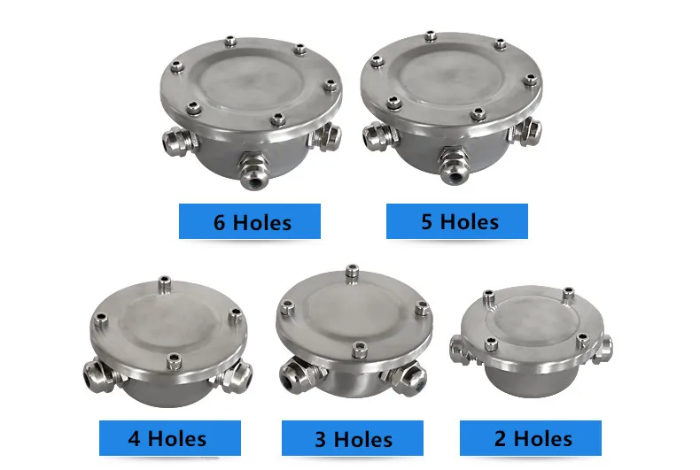 6 Ways Stainless Steel Underwater Ip68 Waterproof Junction Box Buy