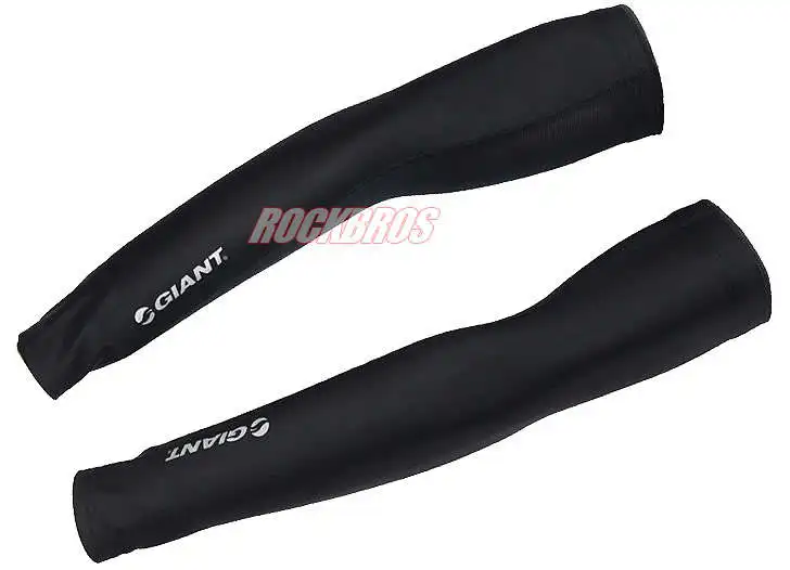 GIANT Cycling Nylon Arm Warmer Arm Cover Black