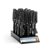 plexiglass hair brushes counter 12pcs hair brush fun grip perspex display rack black acrylic finger brush combo display stand
