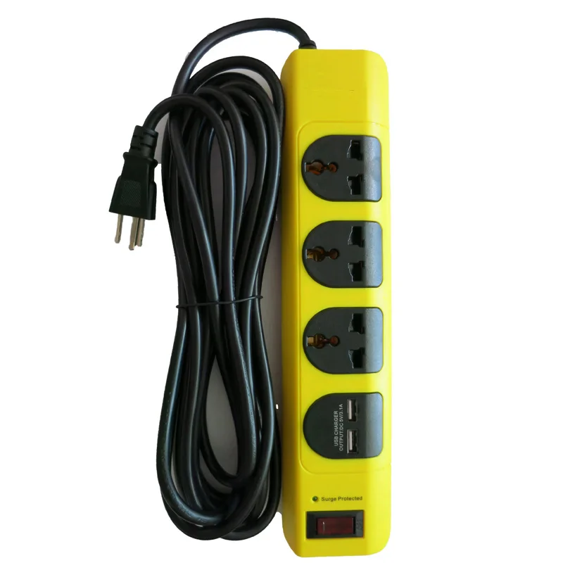 Universal Travel Power Strip With Usb Port And Low Power Consumption