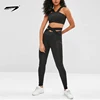 Fitness Workout Fitness Apparel Sport Bra Tops Yoga Leggings Set Clothing Set
