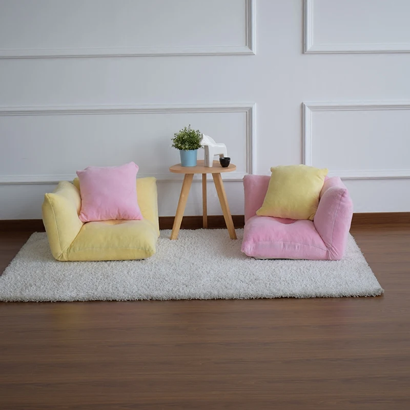 日本のかわいいクリエイティブ折りたたみ畳椅子寝室リビングルーム多機能ファッションプリンセスカウチチェア Buy 日本かわいいクリエイティブ折りたたみ畳椅子 多機能ファッション王女ソファーチェア 折りたたみソファベッドソファ兼ベッドフロアソファチェア Product