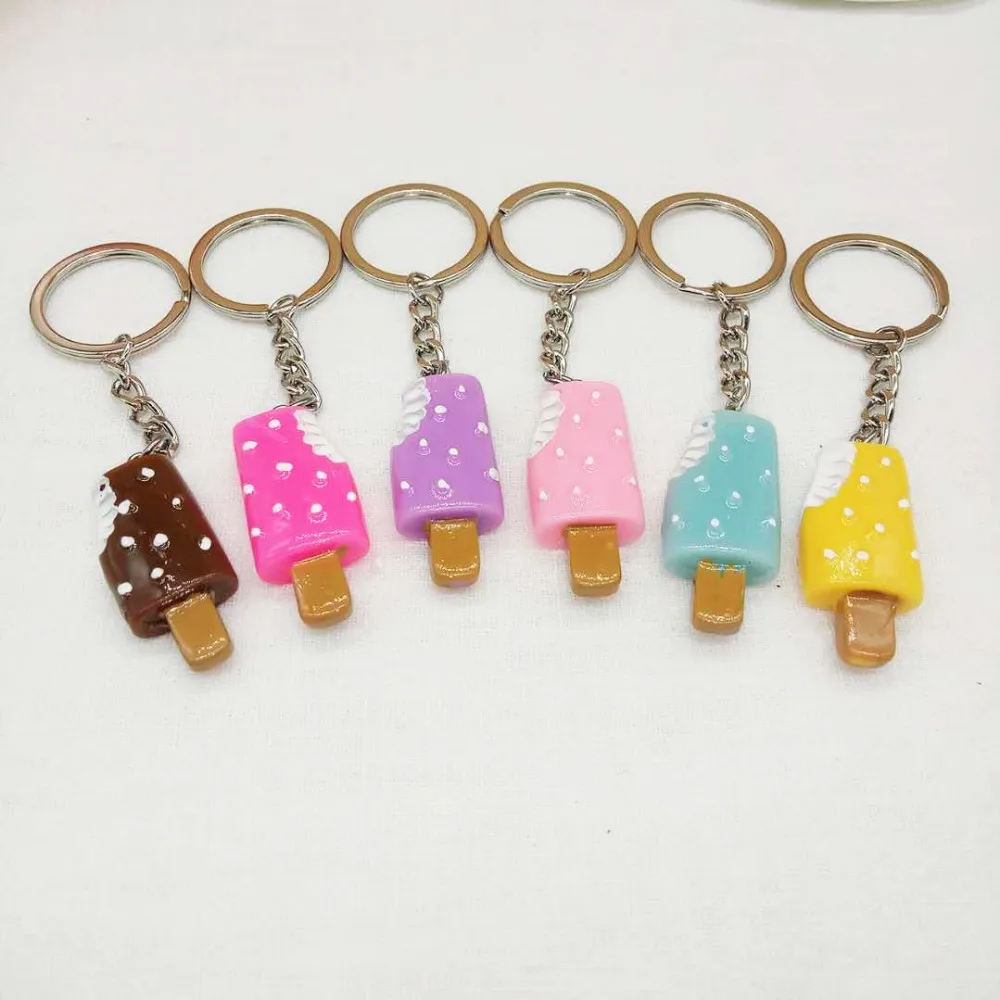 Korean Makaron Cake Keychain Beautiful Girls Bag Hanging Fashion ...