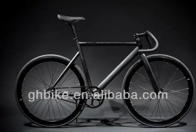 matte black fixie bike