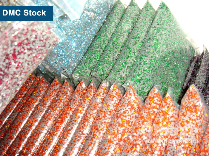 Bulk Package SS6~SS40 Glass DMC Quality Sticker Design Ss10 SLV Rhinestones Hotfix