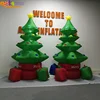 wholesale customized outdoor artificial giant stand ornament inflatable christmas tree for christmas decoration