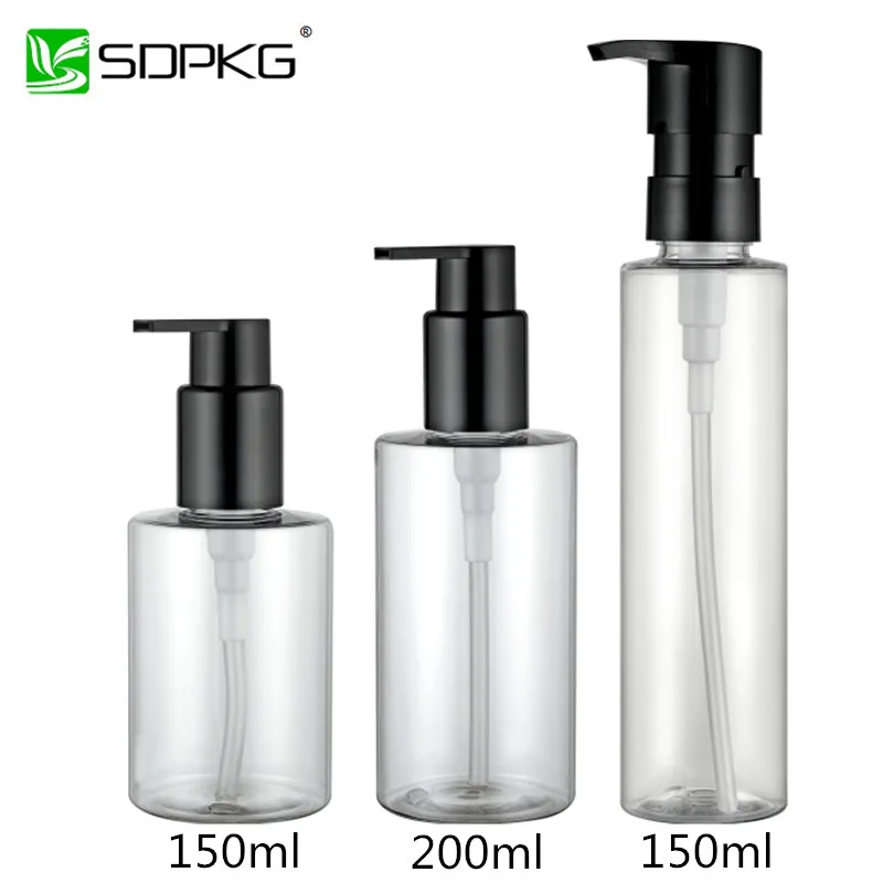 Factory Production 150ml Pet Plastic Lotion Pump Bottle For Cosmetic ...