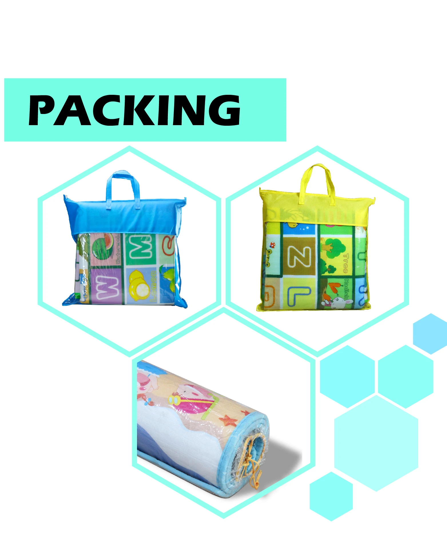 Ecofriendly Gym Floor Soft Epe Foam Waterproof Baby Crawl Kids Play