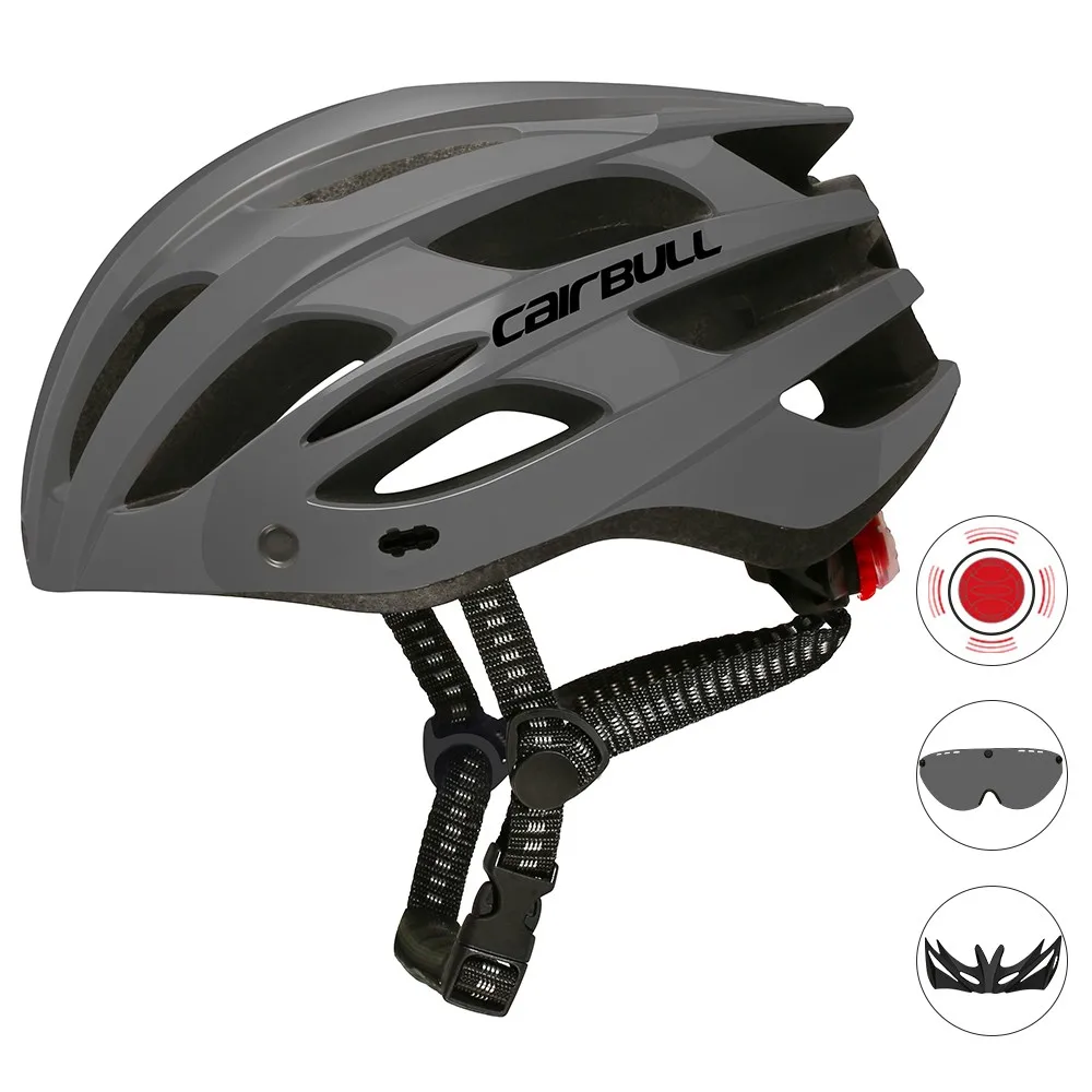 Cycling Helmet MTB Road Bike Sports Bicycle Black Helmet With Goggles Sun Visor
