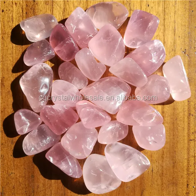 rose quartz polished stone