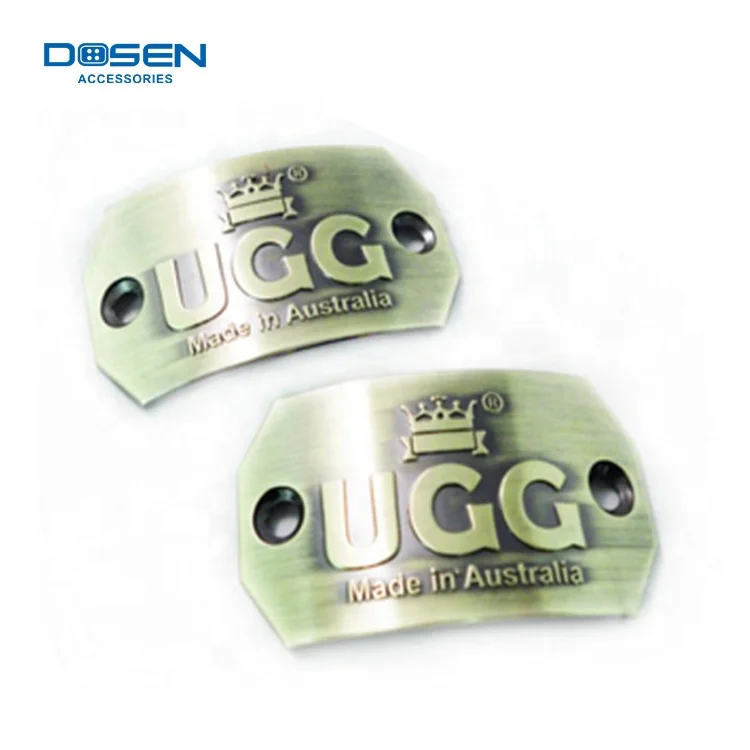 ugg with metal label