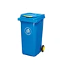 240L HDPE ISO9001 EN840 outdoor plastic dustbin/waste bin
