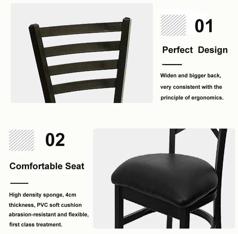 metal chairs