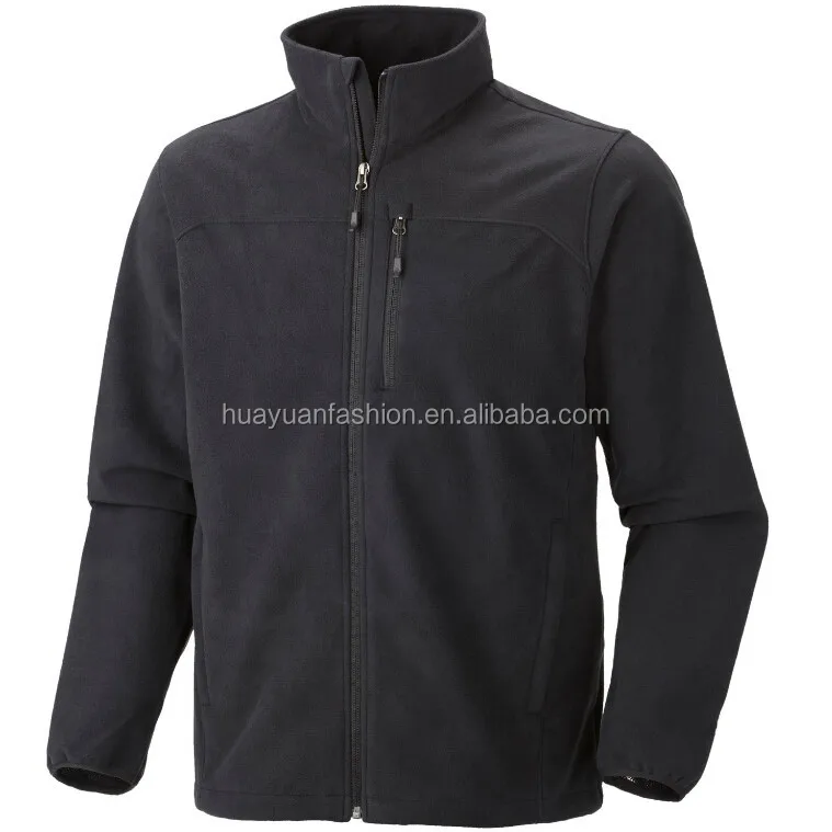 Customized Mens Grey Plain 1/2 Zip Polar Fleece Jacket Wholesale ...