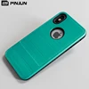 New Generation Drawbench Pattern Hard PC Back Shell Dual Layer Protective Case Premium Covers For iPhone X