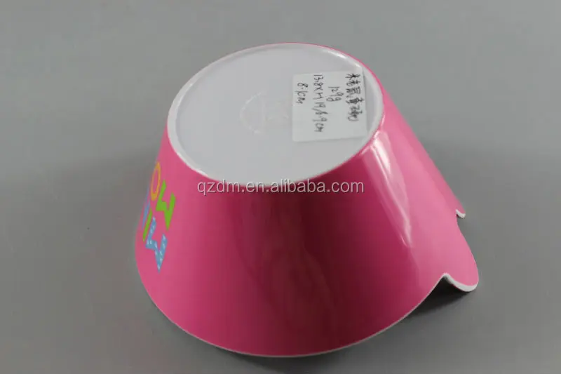 2 color print 6 inch melamine salad bowls for kids