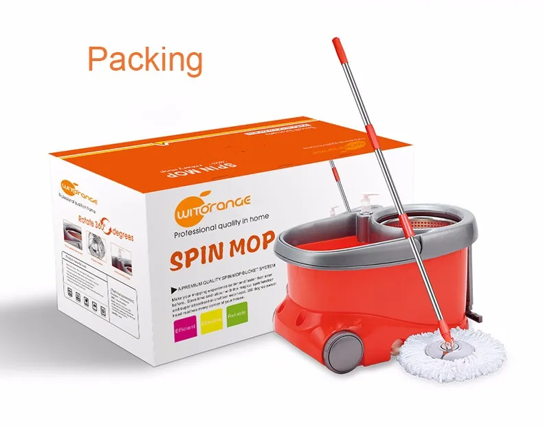 Witorange Online Shopping India Cleaning Mop Steel Magic Orange Bucket