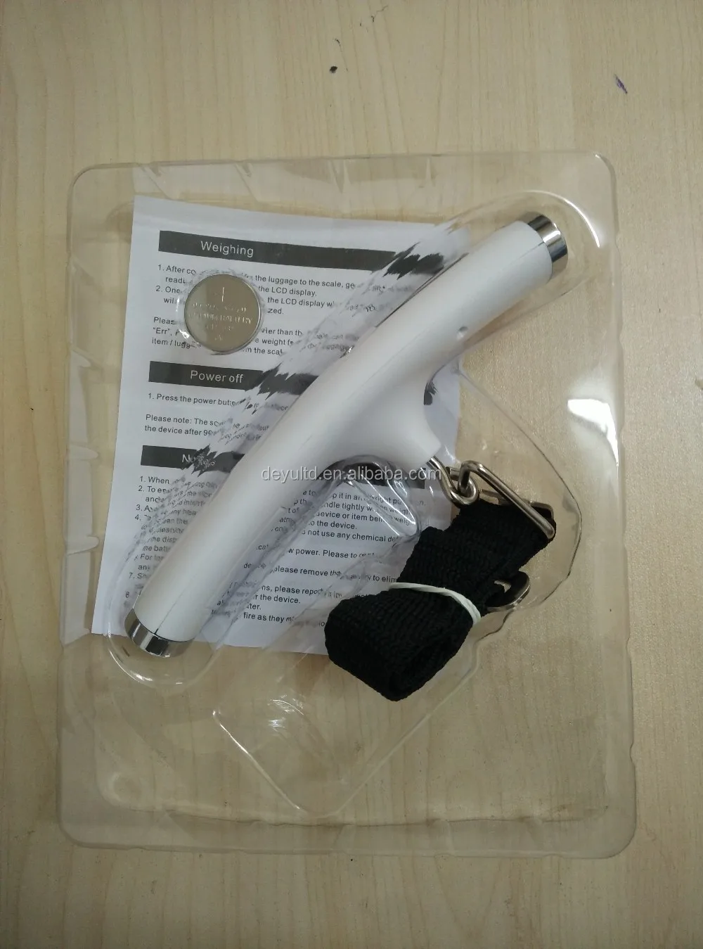 colorful digital scale, 40kg luggage scale, blue backlight