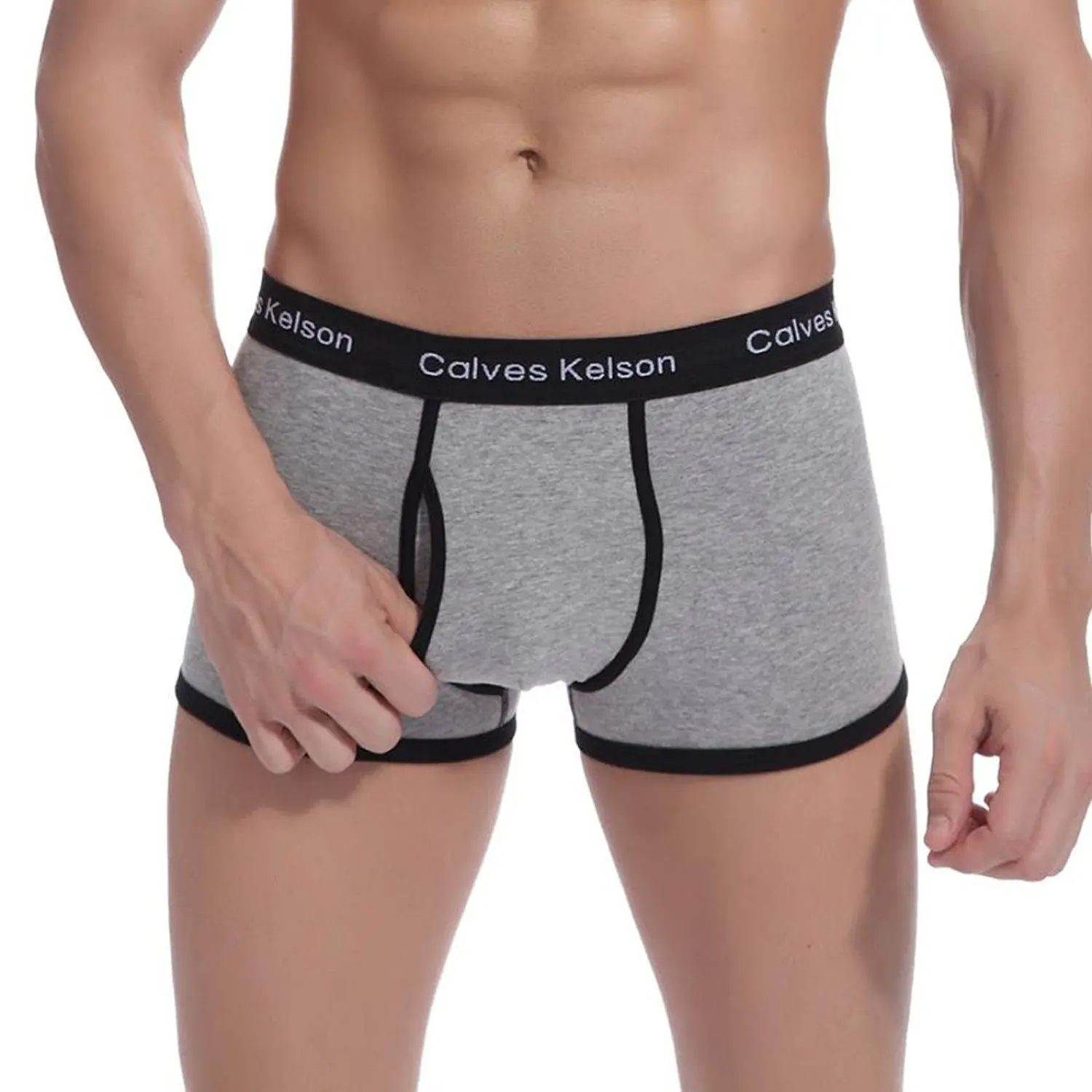 Overmal 2018 Men Patchwork Underwear Print Boxer Briefs Shorts Bulge Pouch Underpants