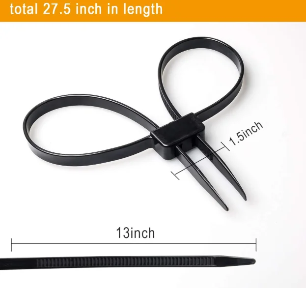 Cheap Price Nylon Zip Tie Police Prisoner Plastic Handcuff Cable Tie ...