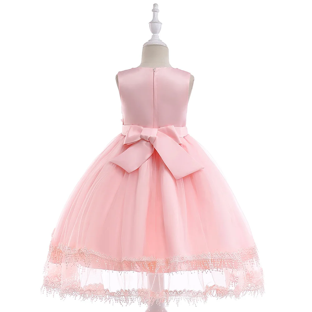 Latest Children Dress Designs Puffy Ball Gown Lace Kids Flower Girl ...