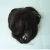 Full hand-knotting human hair and synthetic Hair Closure Piece