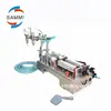100-1000ml double heads beard oil filling machine, liquid piston filler