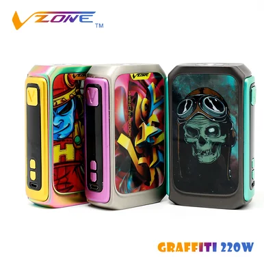 2018 trending products china distribute vape box Mods Vzone emask 218w mod powered by dual 18650 Battery  e cig supplier