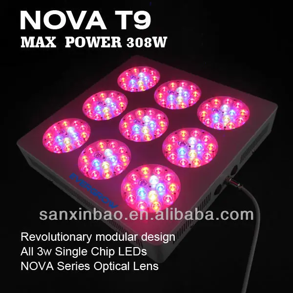 2016 Hotsale Nova T9 Phantom 3watt Menards Led Grow Light For Farming