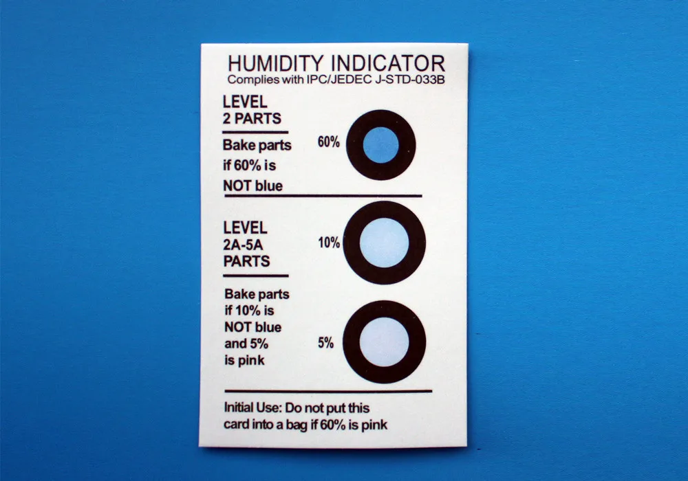 Cobalt Free Humidity Indicator Card,Paper,Sheet,Label,Sticker(hic ...