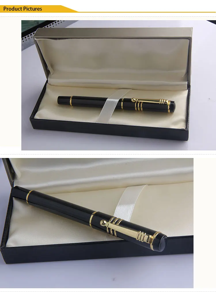 Personalized Metal Pen Fountain Pen Ink With Box For Business Gift ...