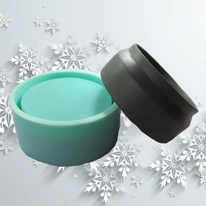 Nordic cement flower pot  silica gel creative simple home decoration Concrete planter silicone Molds