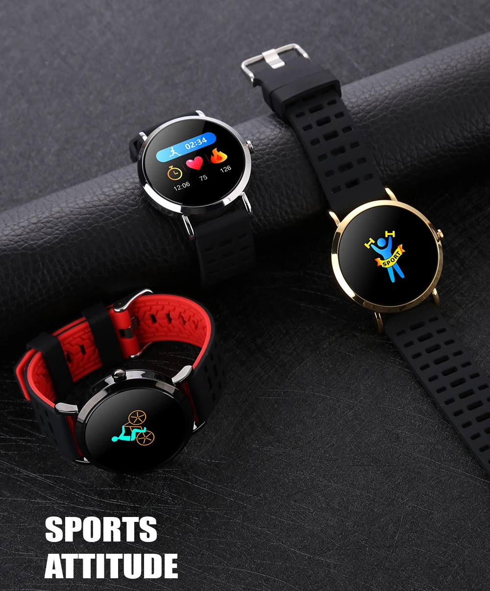 smartwatch with heart rate monitor and sleep tracker