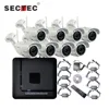 ip wireless wired camera software,1.4 M 8 ch DVR ip camera with nvr kit 2 years warranty