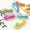 Cartoon Style Stainless Steel Manicure Care Nail Cutter Nail Clipper for Finger Toe Color Random