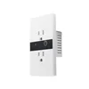 FRANKEVER Wifi smart in wall power timer outlet remote control us adapter switch socket plug