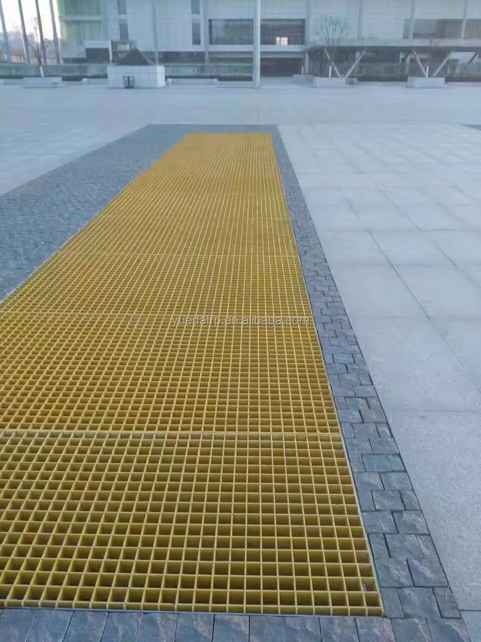 Lightweight Fiberglass Reinforced Plastic Grp Frp Grating For Walkway