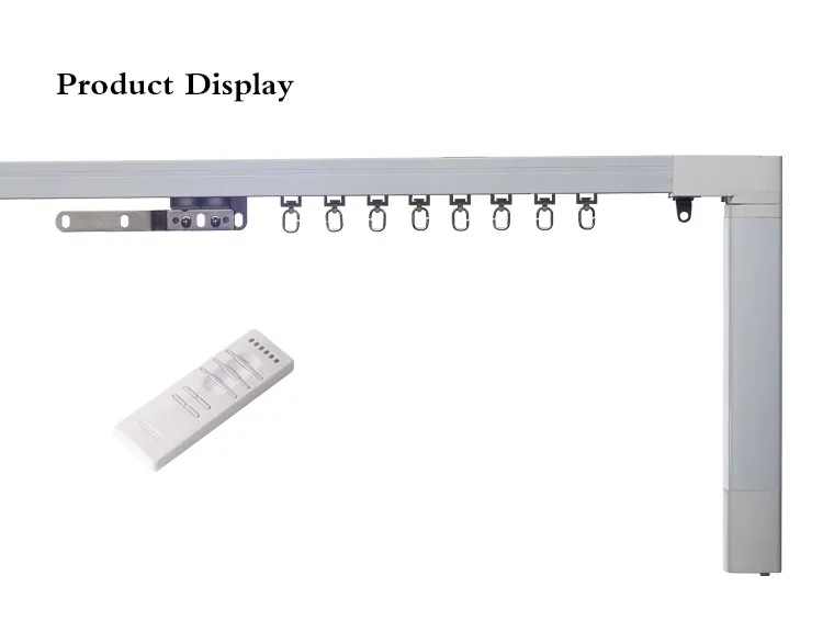 Remote Controlled Electric Motorized Drapery Track System Straight Curved Buy Electric Curtain