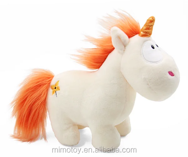 white unicorn plush toy