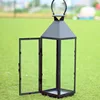 European outdoor glass candlestick