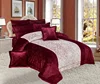 Home textile 3D Embossed flannel sherpa comforter set quantity 4pcs