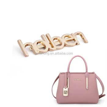 Custom Gold Metal Letter Logo Plate Bag Parts Accessories For Custom Gold Metal Letter Logo Plate Bag Parts Accessories For Handbags