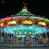 New design amusement park equipment musical luxury carousel ride merry go round rides for children