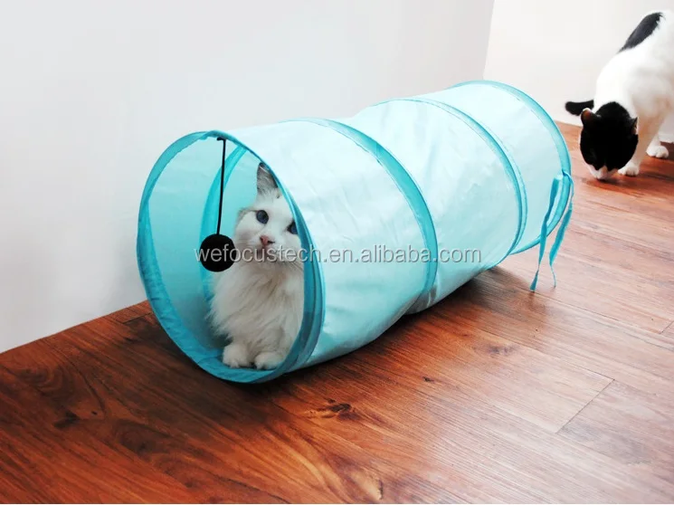 nylon cat tunnel