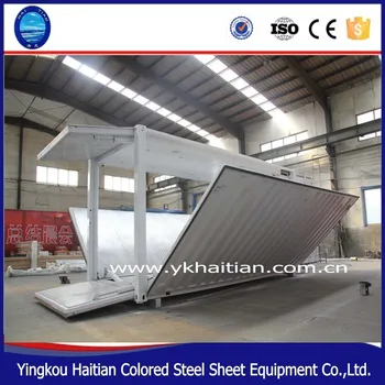 Shipping Container Workshop With Hydraulic System Cafe Shop For